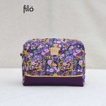 trousse de toilette Femme floral violette Filo