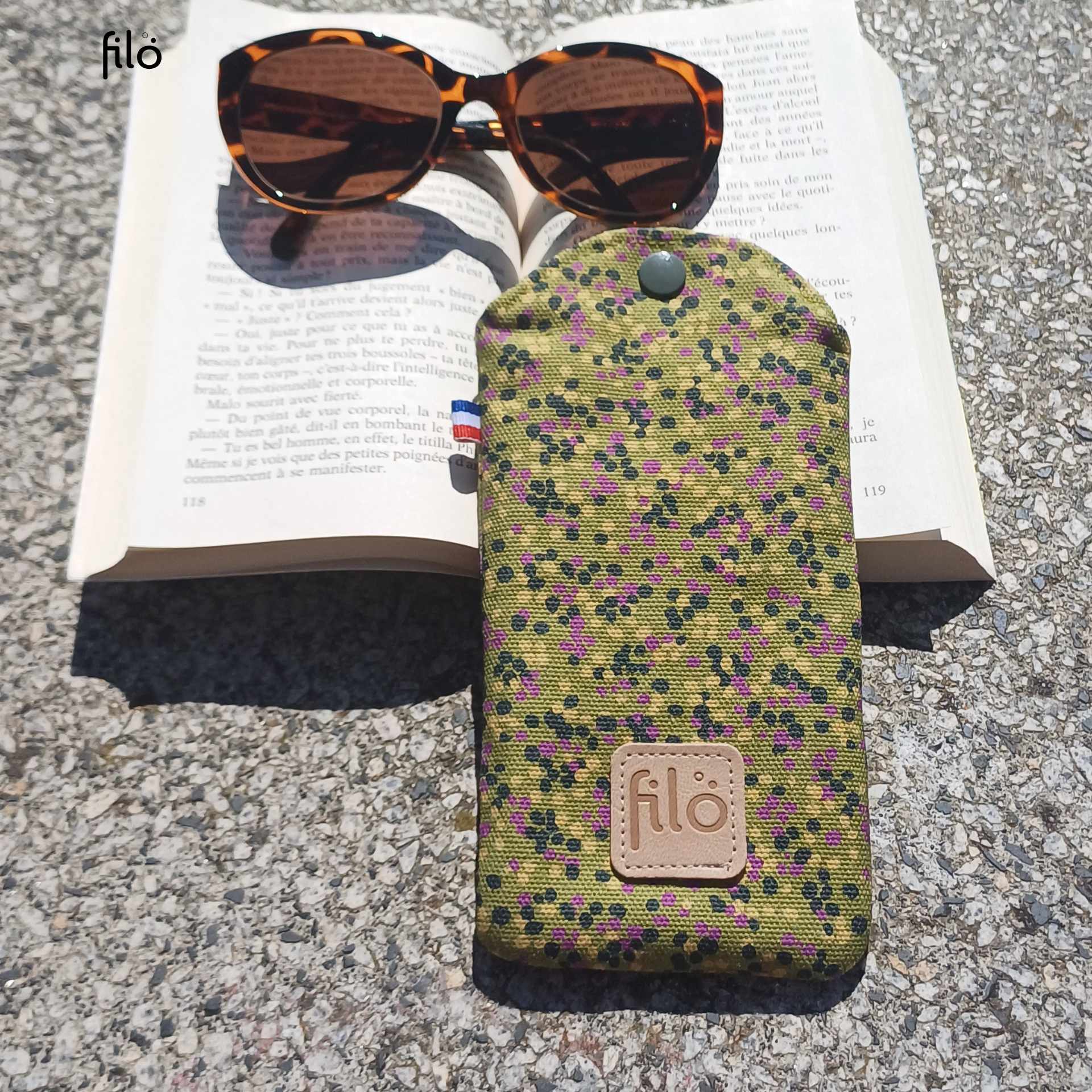 Etui à lunettes Anouck Anis